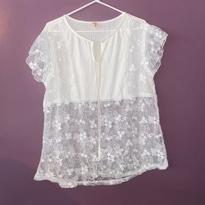 POL babydoll see through shirt.
